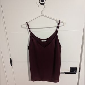Burgundy Babaton tank top
